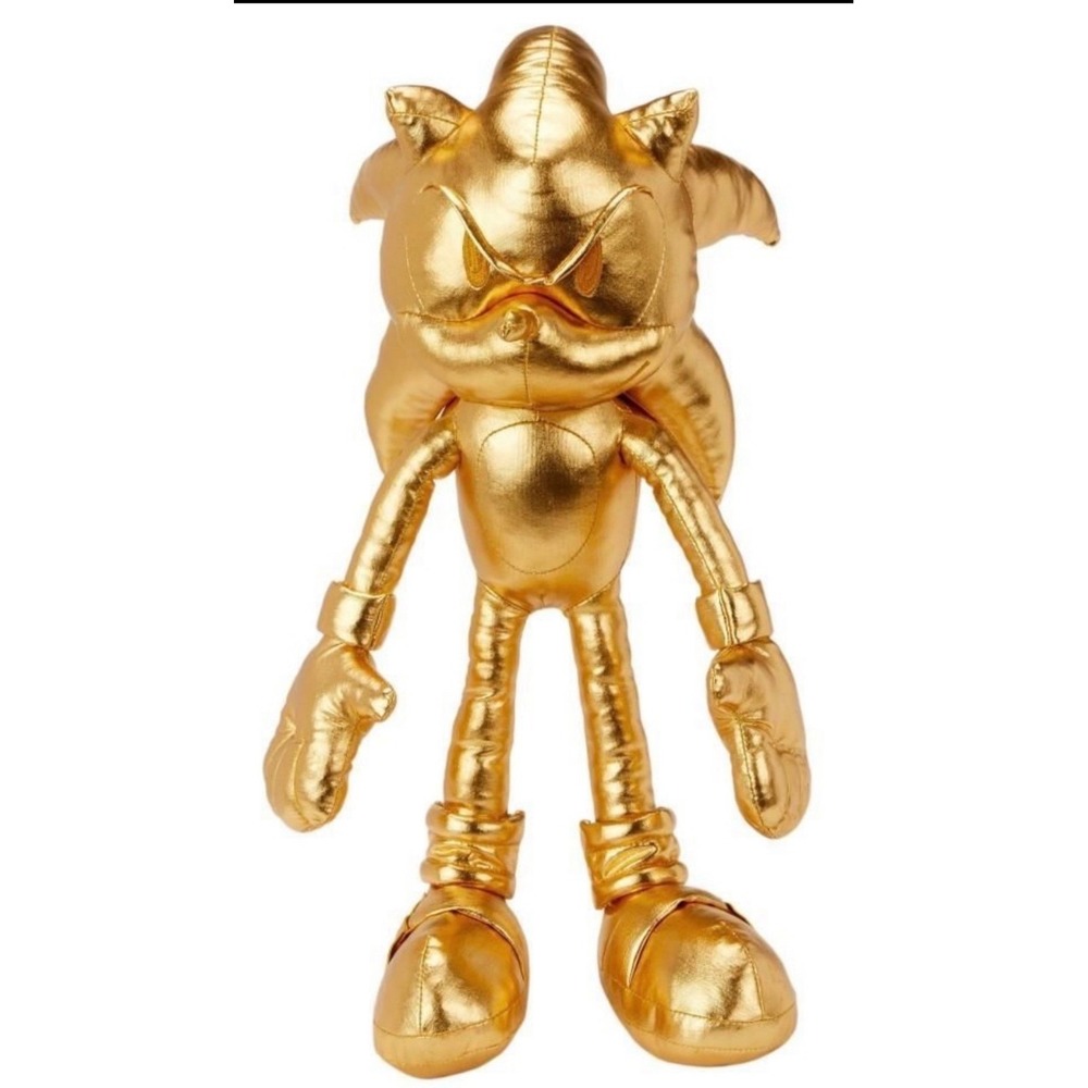Franco Sonic the Hedgehog 24K Gold Plush Cuddle Pillow Buddy